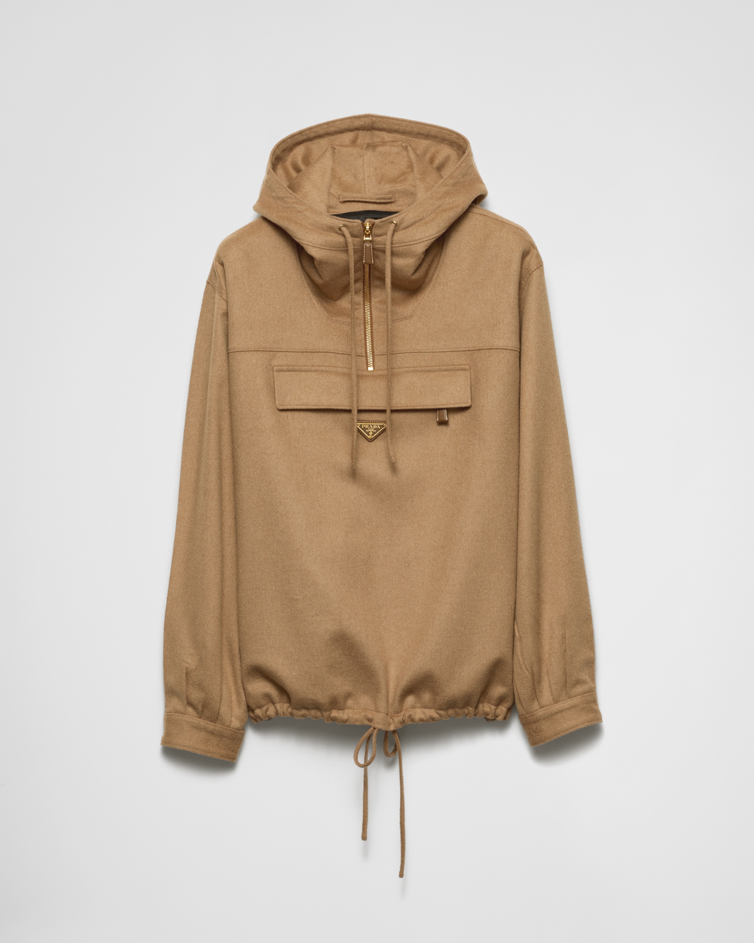 ☆PRADA☆プラダ キャメルヘアアノラック Prada Camel-hair anorak | REVERSIBLE
