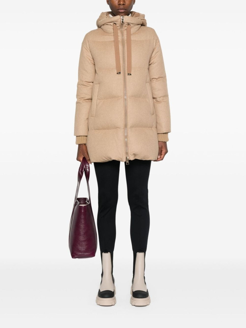 Herno insulated hooded coat outlook