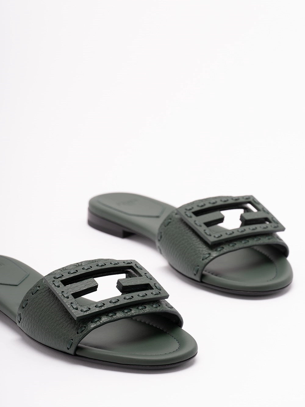 Fendi Women `Ff` Slides - 5