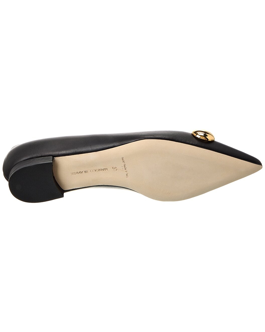 Manolo Blahnik Chappa Leather Flat - 4