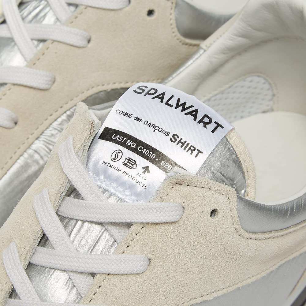 Comme des Garcons SHIRT x Spalwart Silver Pitch Sneaker - 4