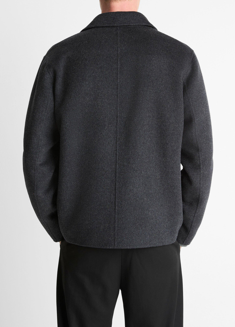 Vince Splittable Wool-Blend Zip-Front Jacket outlook
