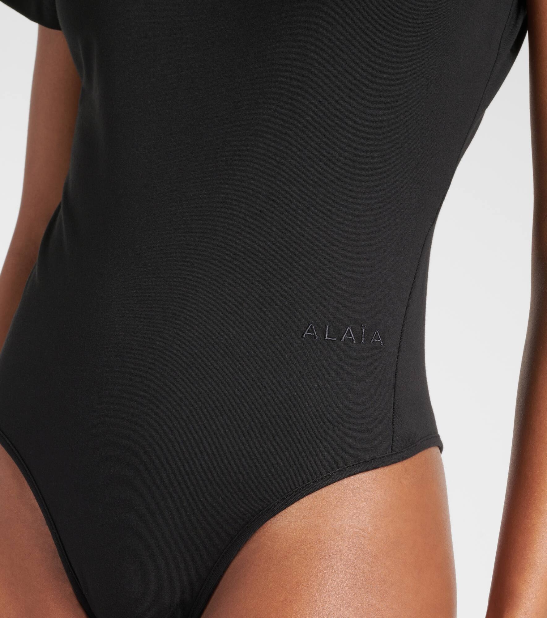 Cotton-blend bodysuit - 6