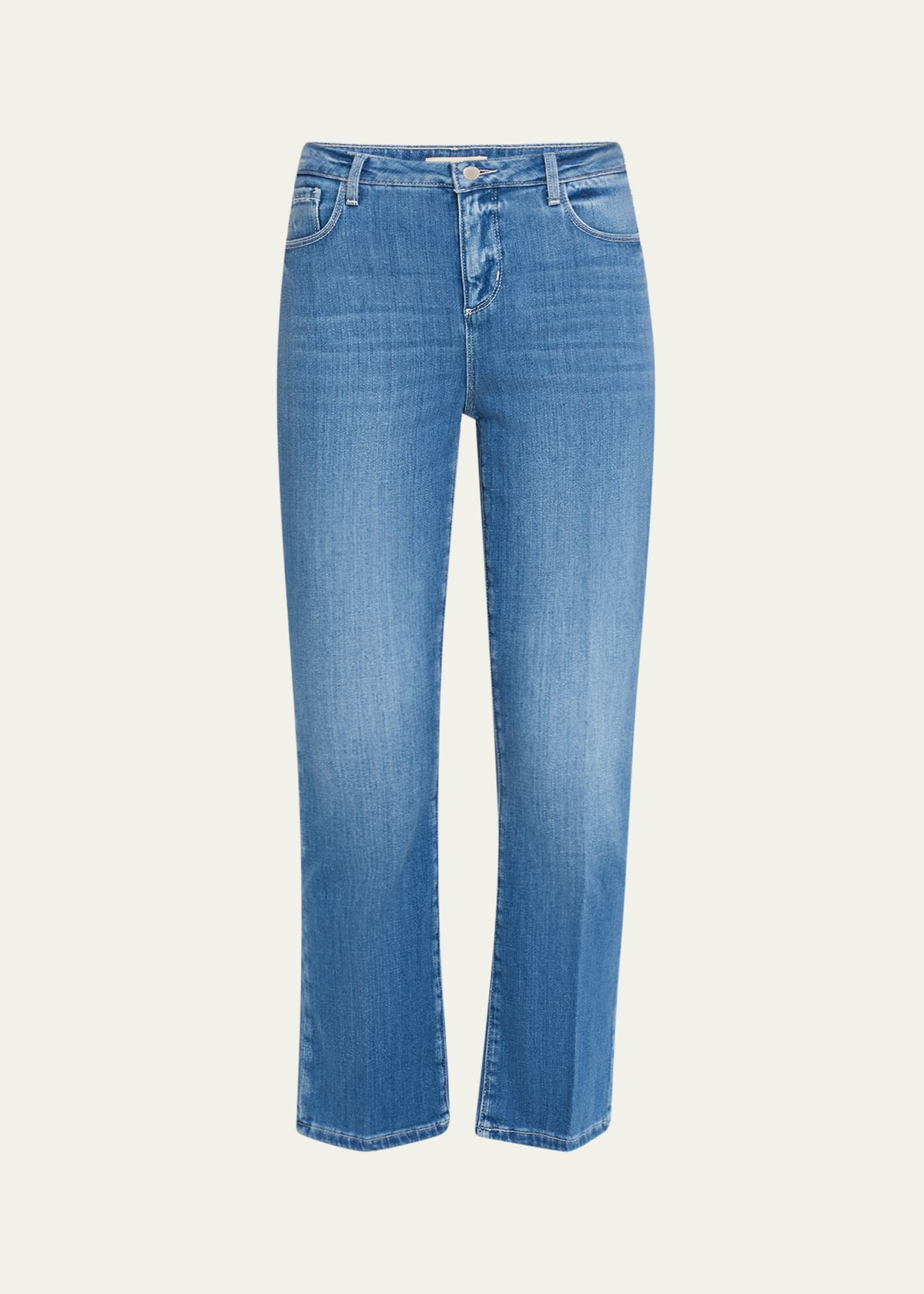 Tati High-Rise Crop Micro Bootcut Jeans - 1