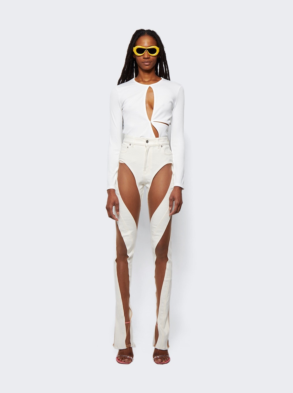 Anglaise Long Sleeve Top White - 2