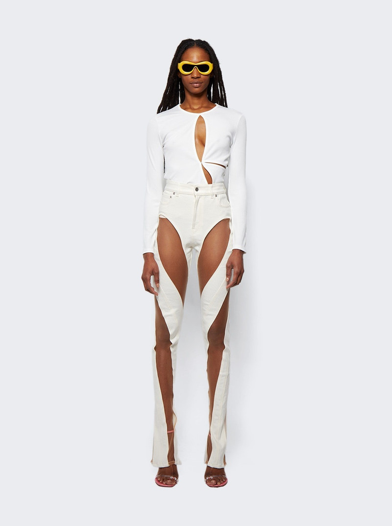 CHRISTOPHER ESBER Anglaise Long Sleeve Top White outlook