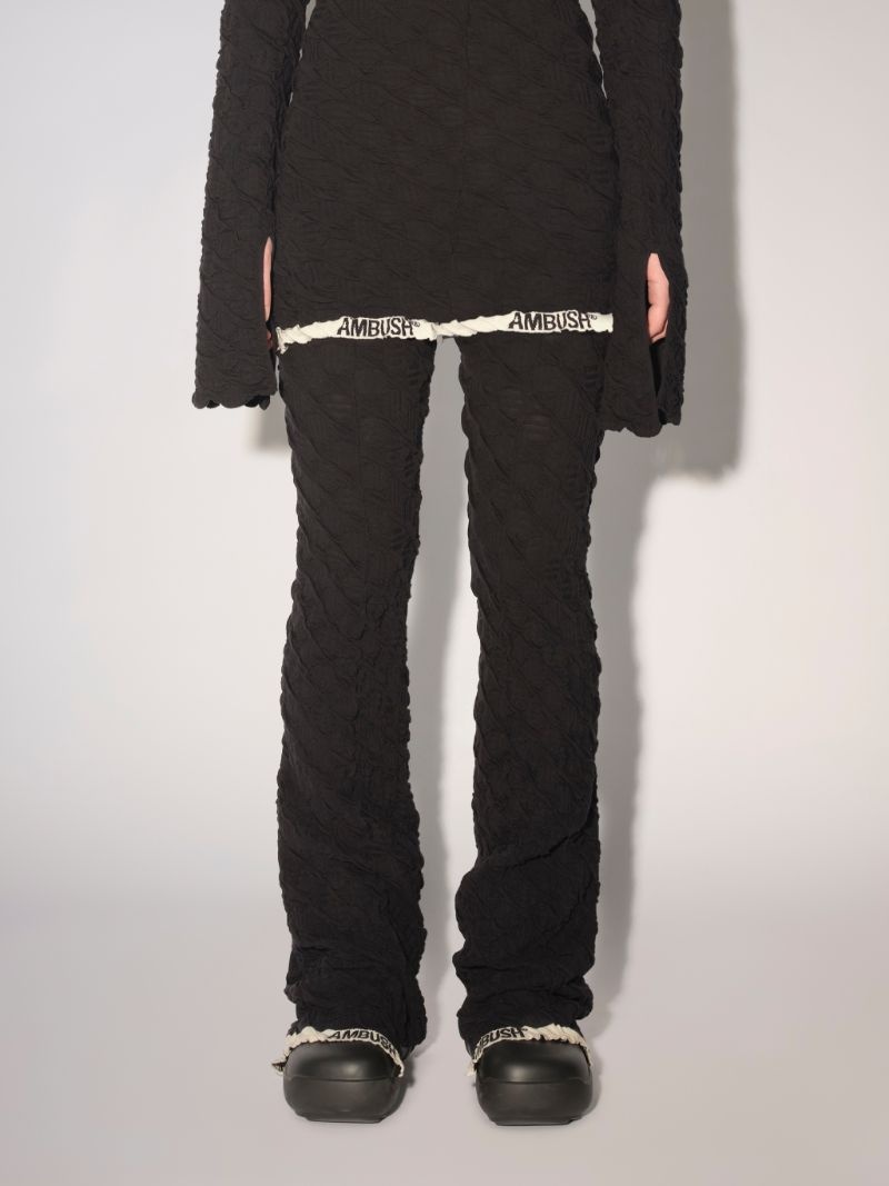 MONOGRAM KNIT PANTS - 3