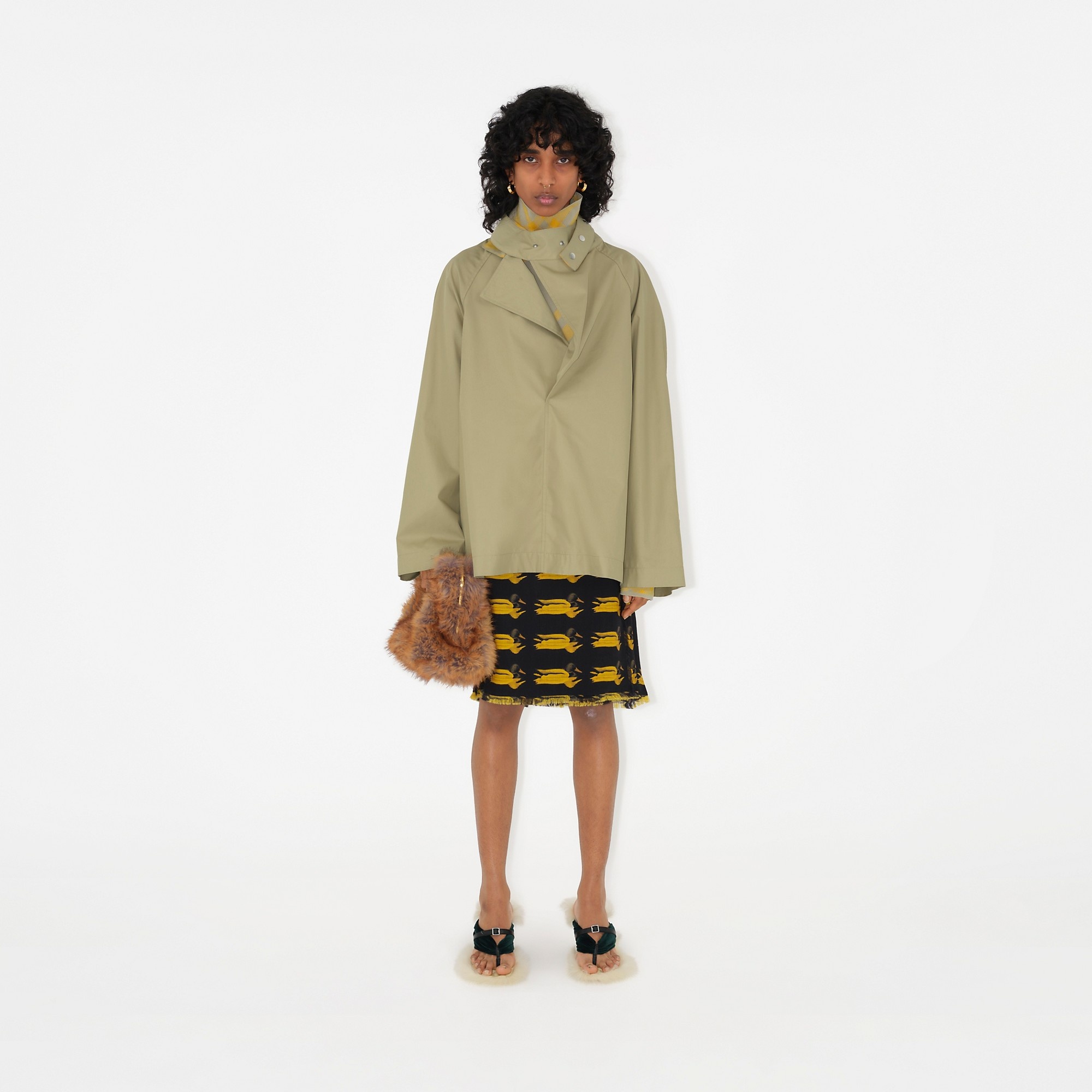 Puttee Collar Cotton Jacket - 2