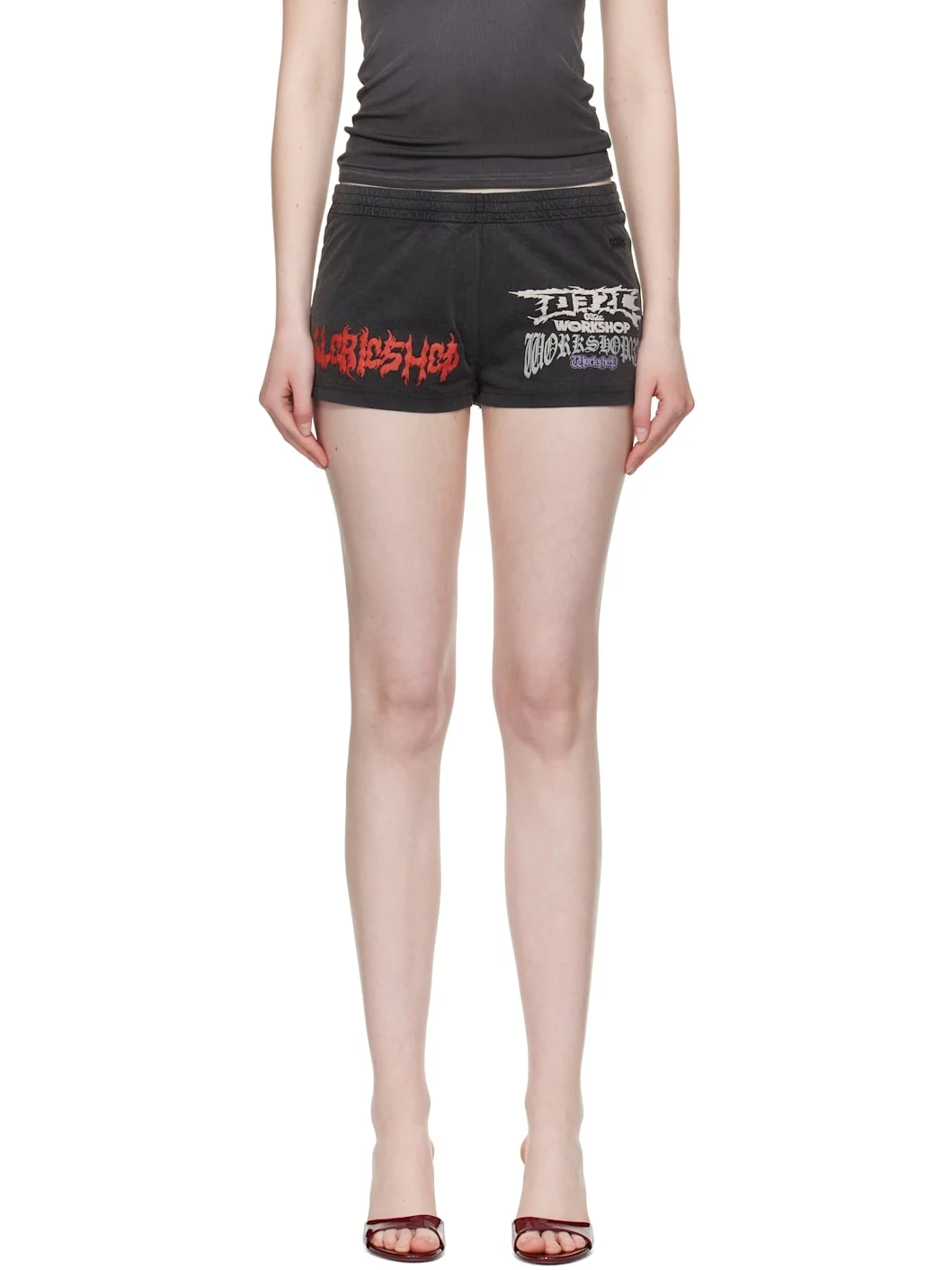 Gray Telepresence Comfort Shorts - 1