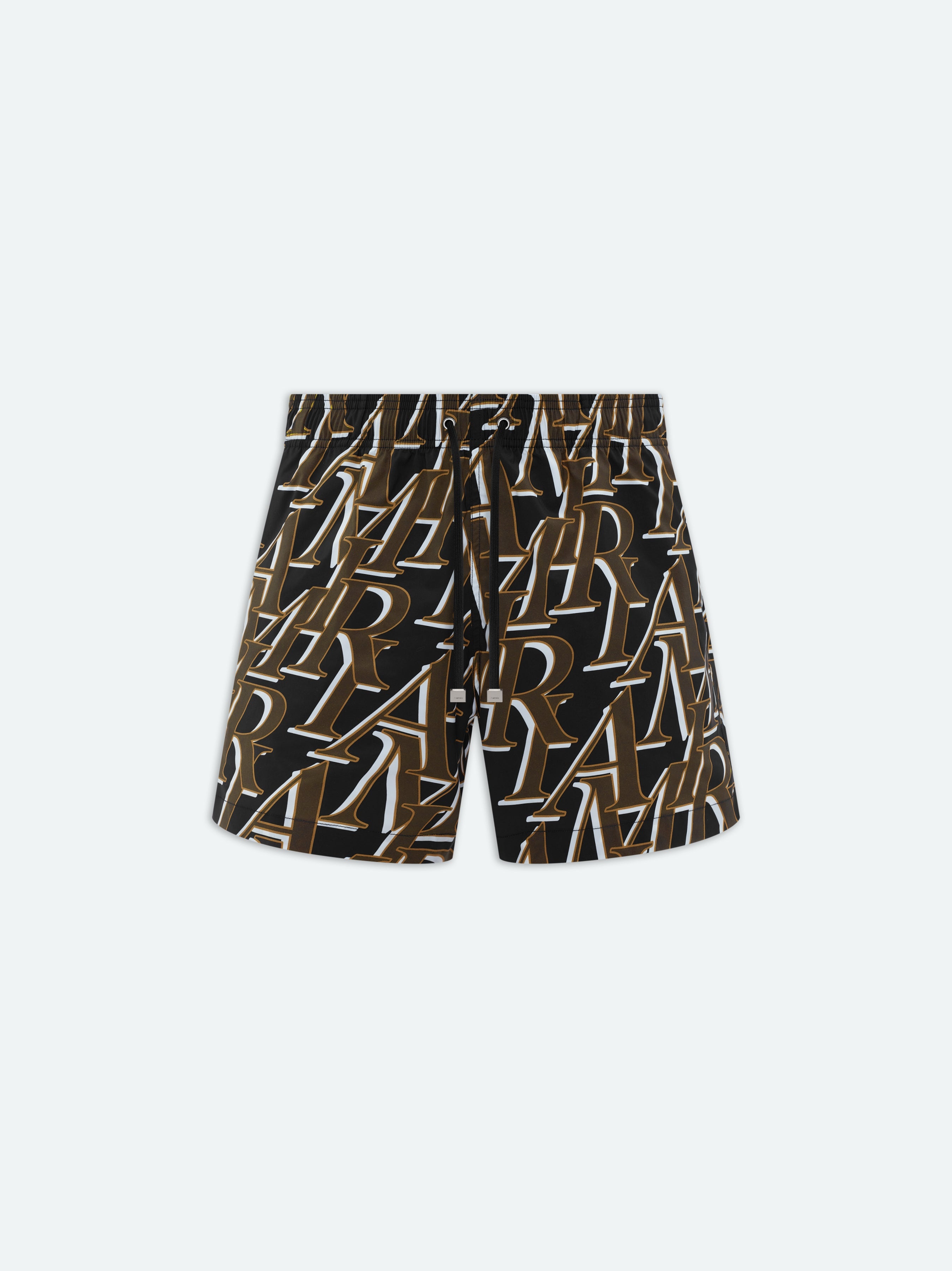 AMIRI STACKED PRINT SWIM TRUNKS - 1