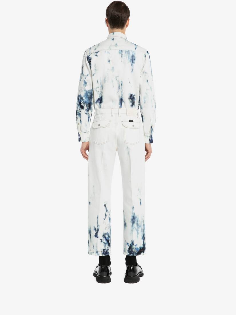 Blue Sky Denim Shirt in Sky Blue - 4