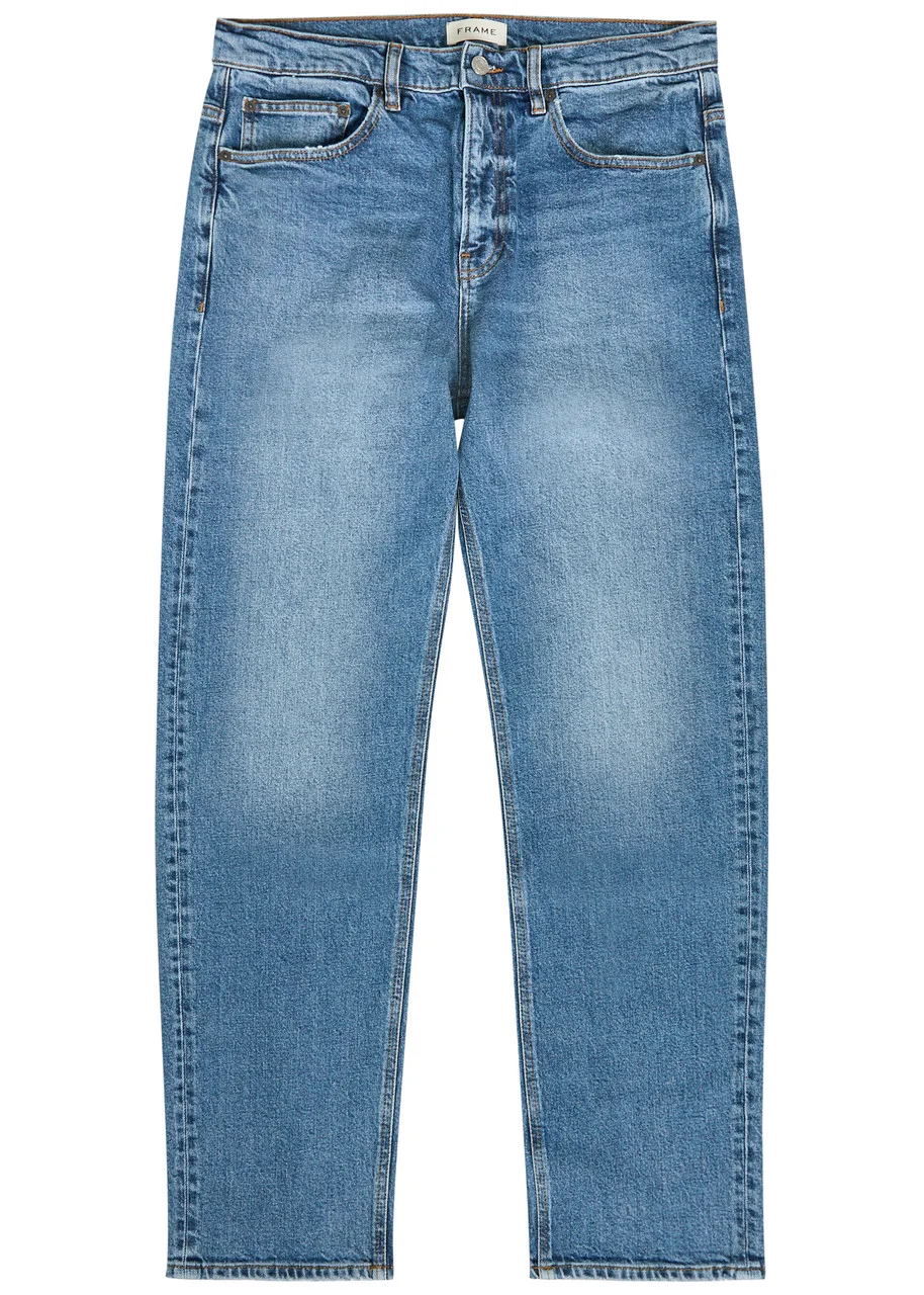 Frame The Straight-leg Stretch-denim Jeans - 1