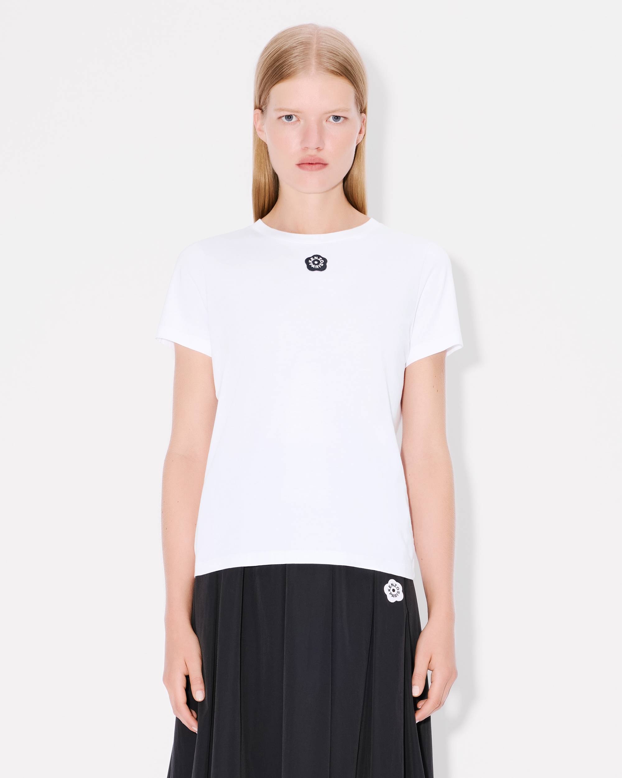 'Boke Flower 2.0' embroidered T-shirt in cotton - 3