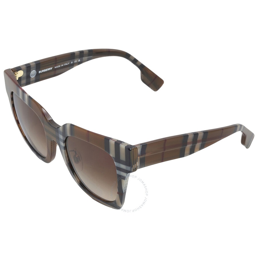 BURBERRY Kitty Brown Gradient Butterfly Ladies Sunglasses BE4364F 396713 51 BURBERRY Kitty Brown Gradient Butterfly Ladies Sunglasses  main image 2