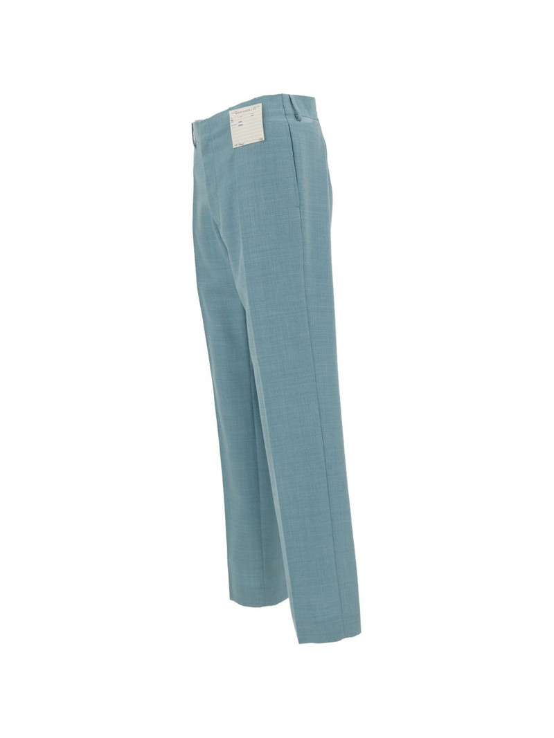 frayed-effect signature-stitch trousers 7