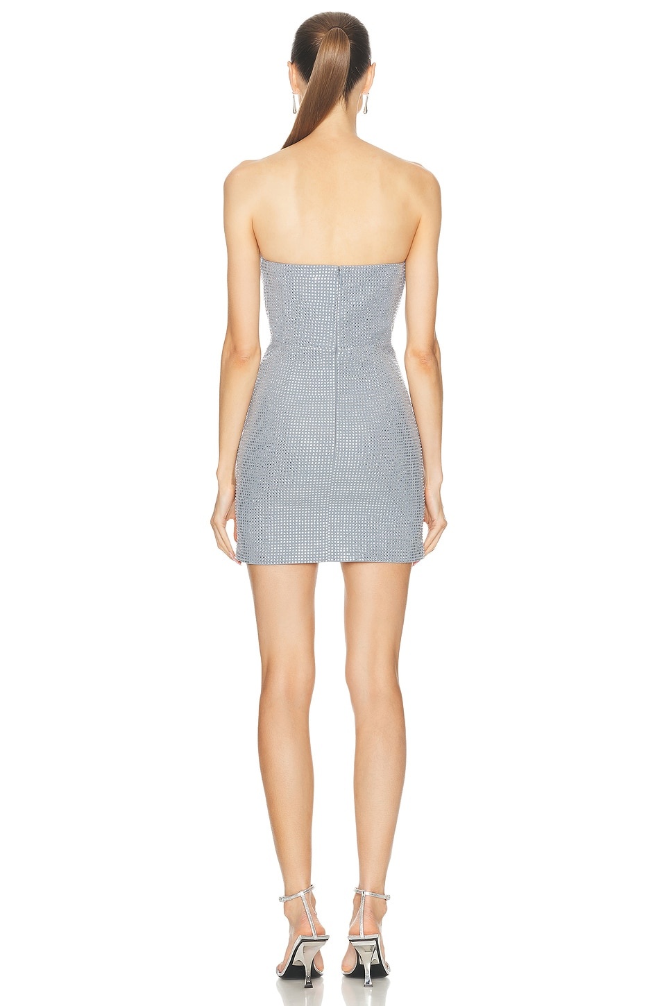 Strapless Diamante Mini Dress - 3