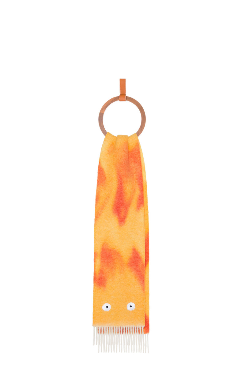 Calcifer scarf 에 mohair 과 모직 혼합 1