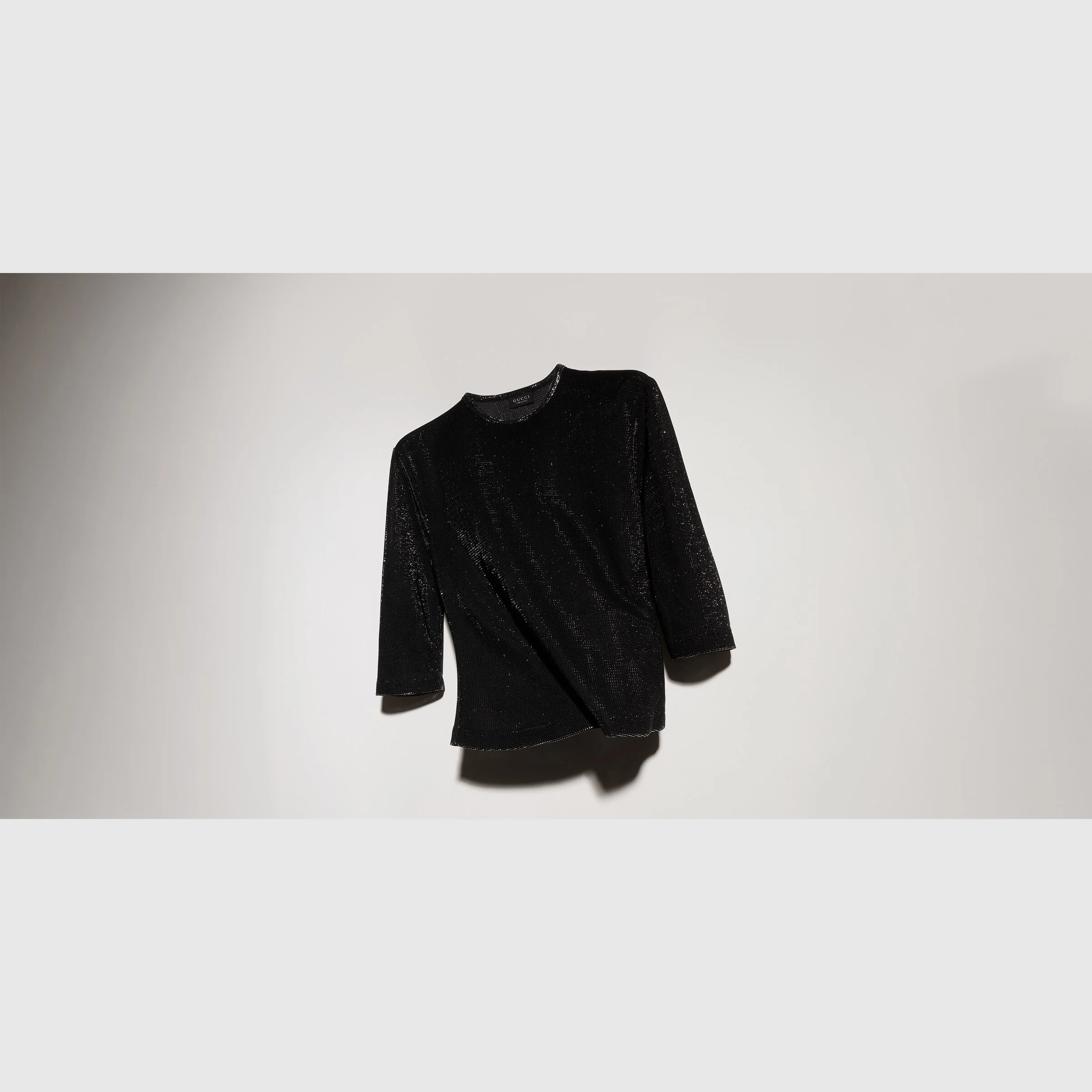 Jersey top with iridescent effect - 1