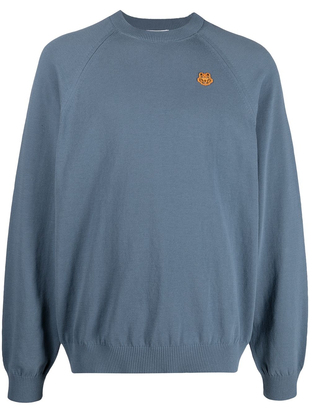 embroidered Tiger crew neck jumper - 1