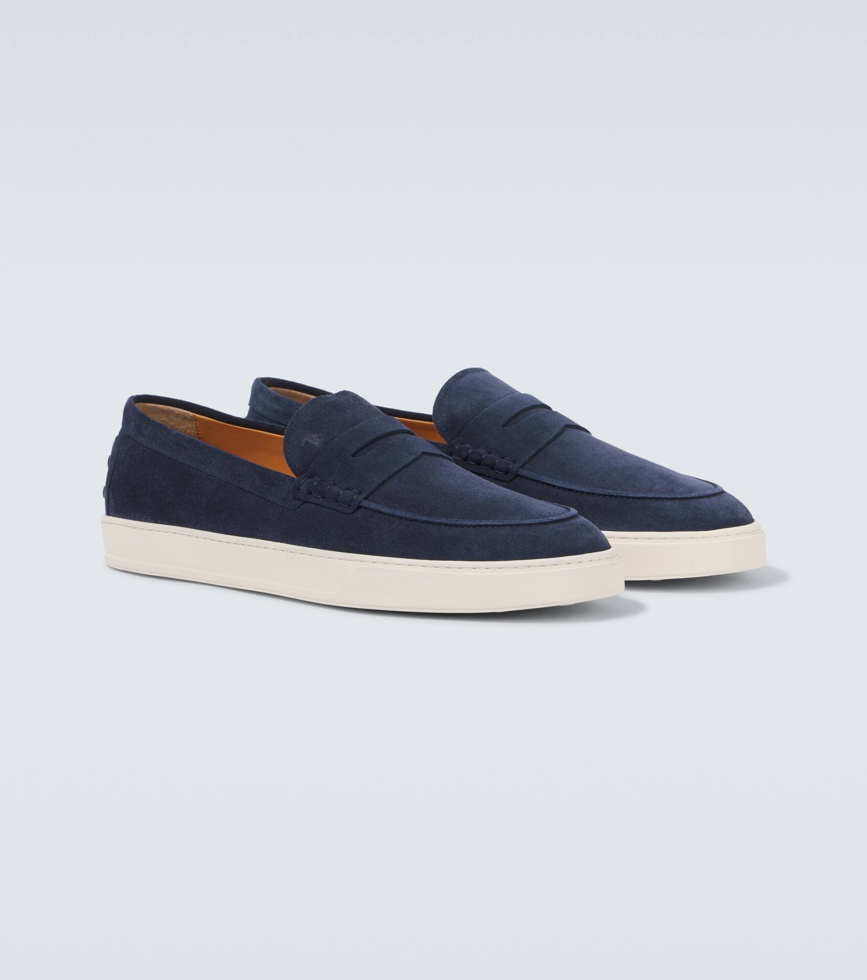 Suede penny loafers - 5