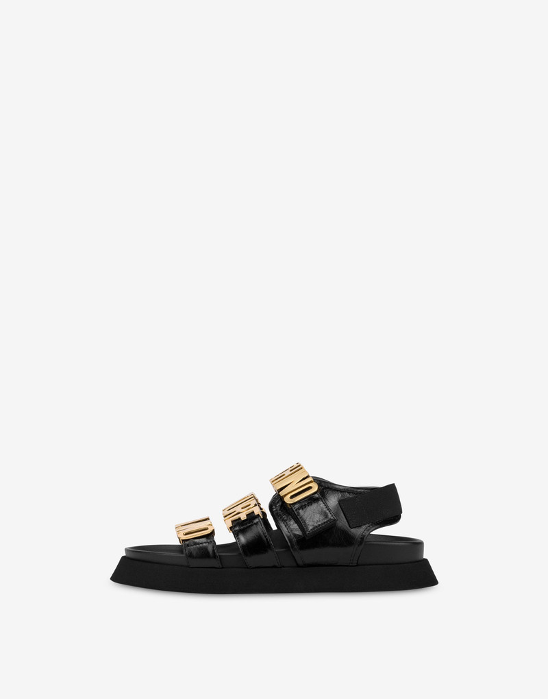 CALFSKIN MOSCHINO COUTURE MILANO SANDALS 2