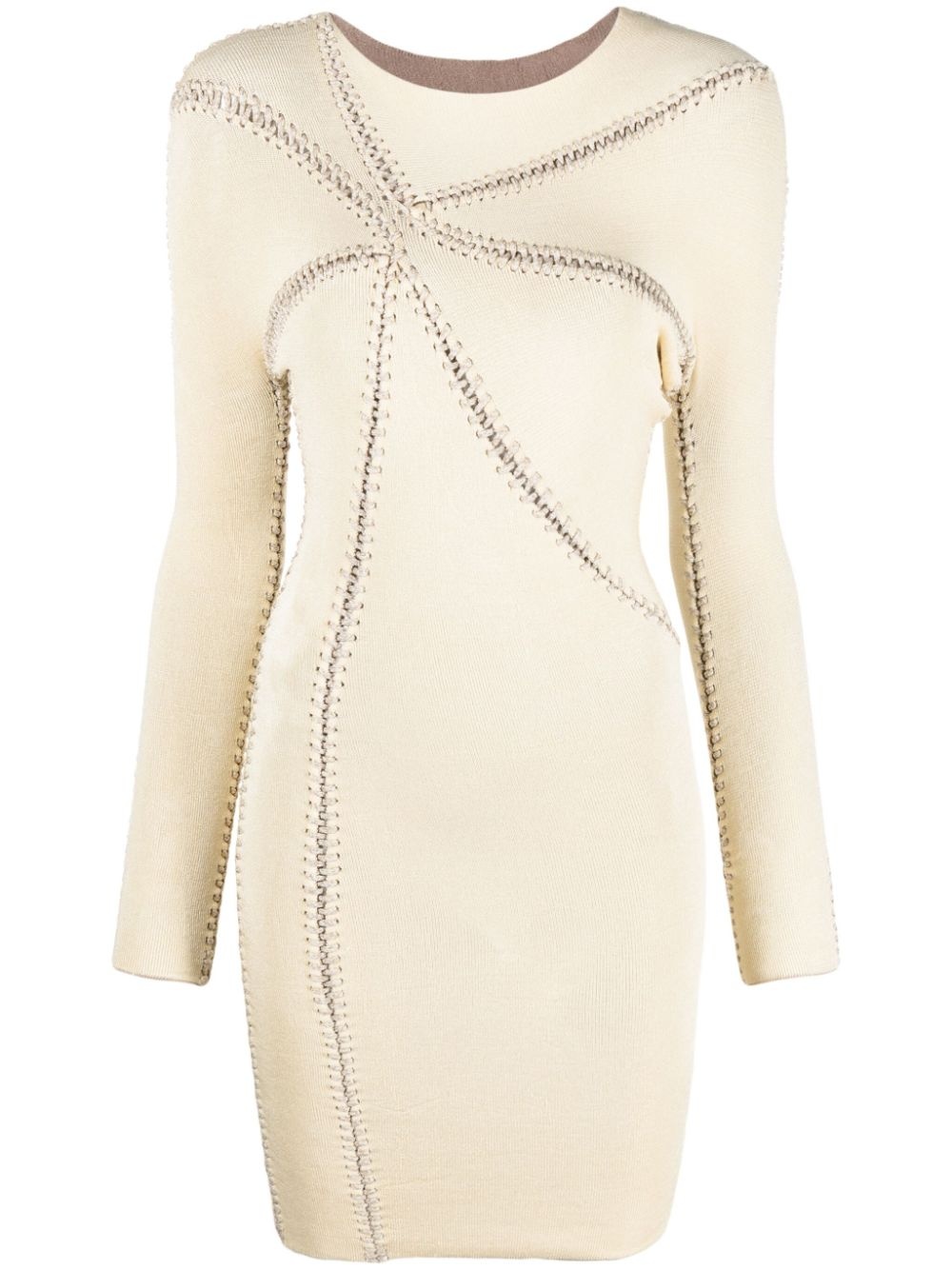 Starfish whipstitch-detail midi dress - 1