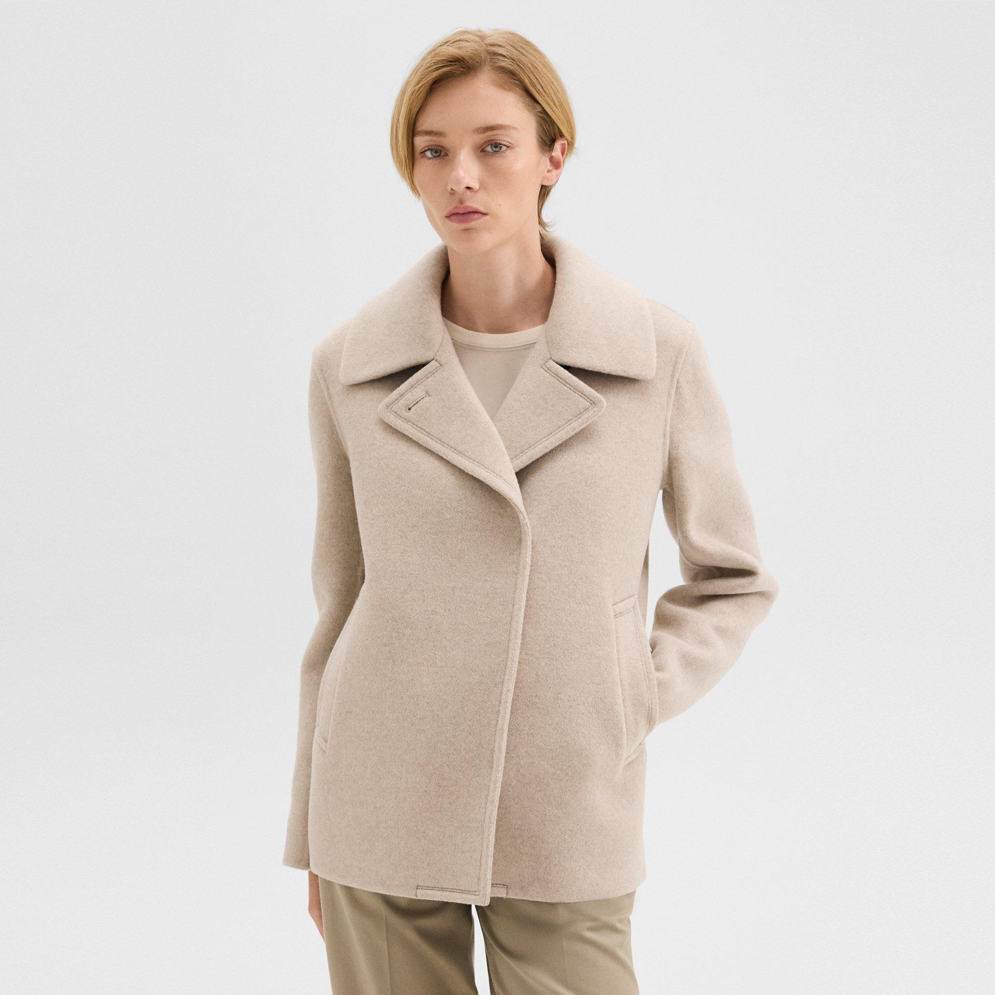 Peacoat in Recycled Wool - 2