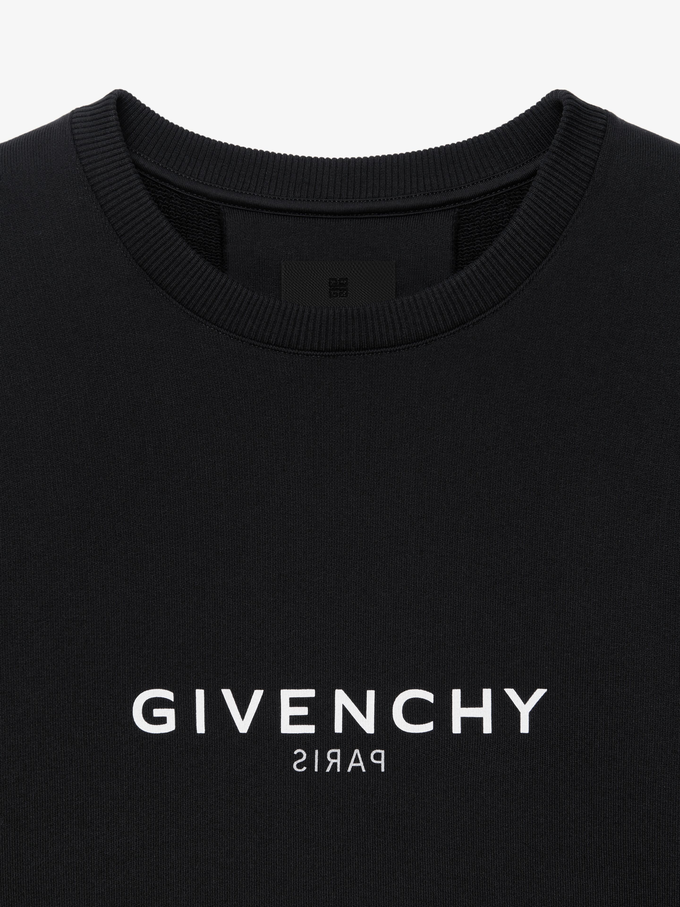 GIVENCHY REVERSE SLIM FIT SWEATSHIRT IN FLEECE - 3