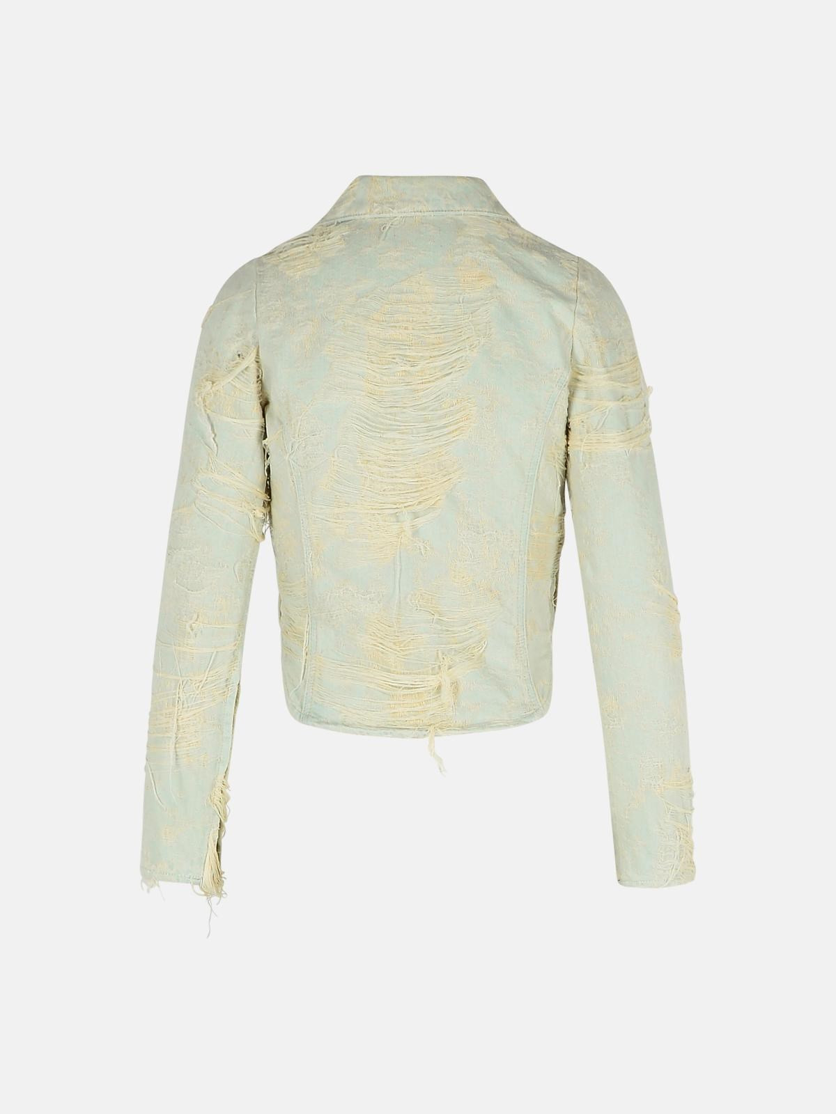 'MADELINE' LIGHT BLUE COTTON SHIRT - 3