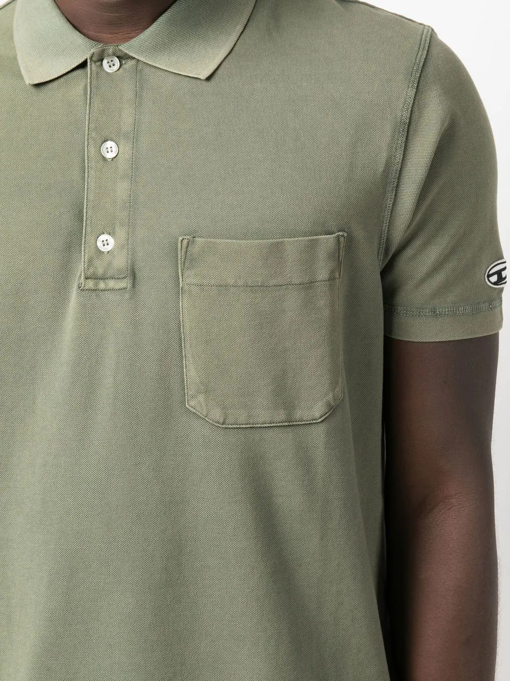 short-sleeved cotton polo shirt - 5