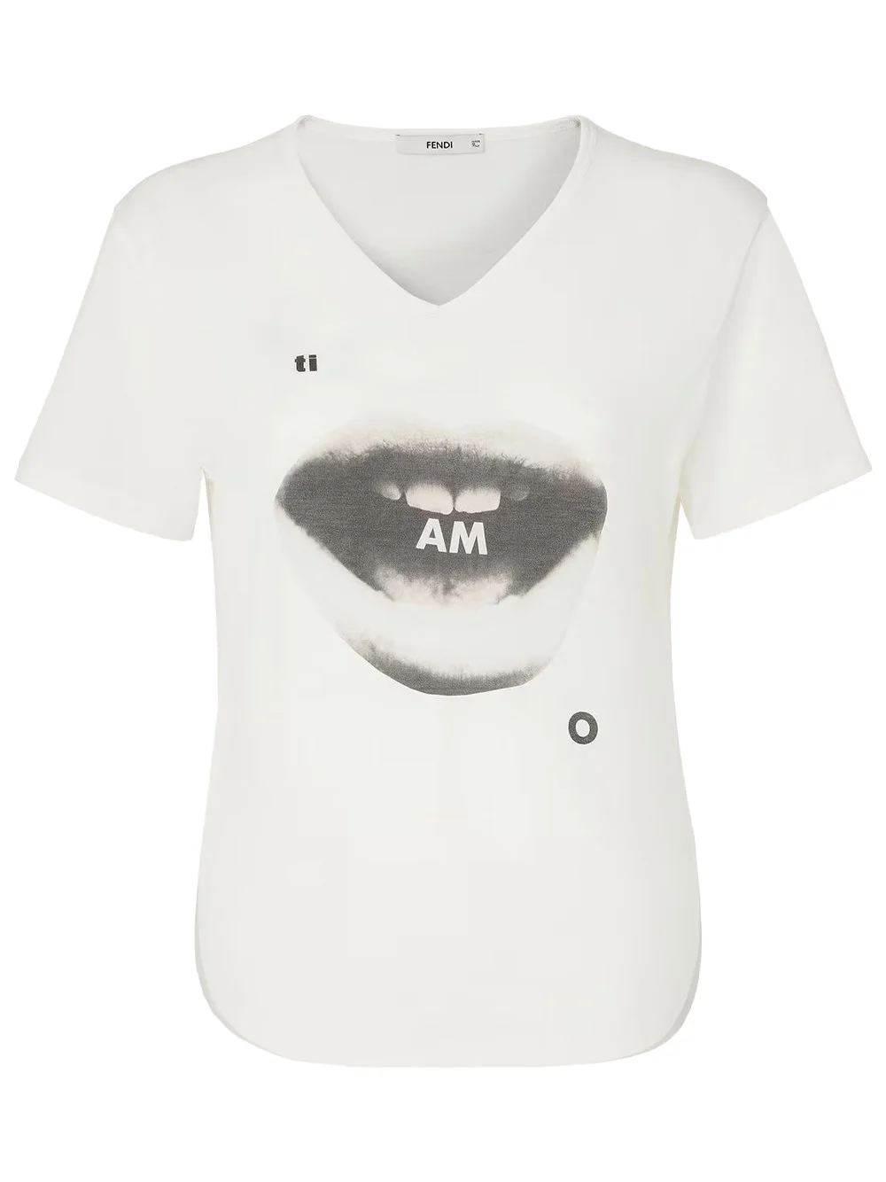 T-SHIRT IN JERSEY WITH 'TI AMO' PRINT - 1
