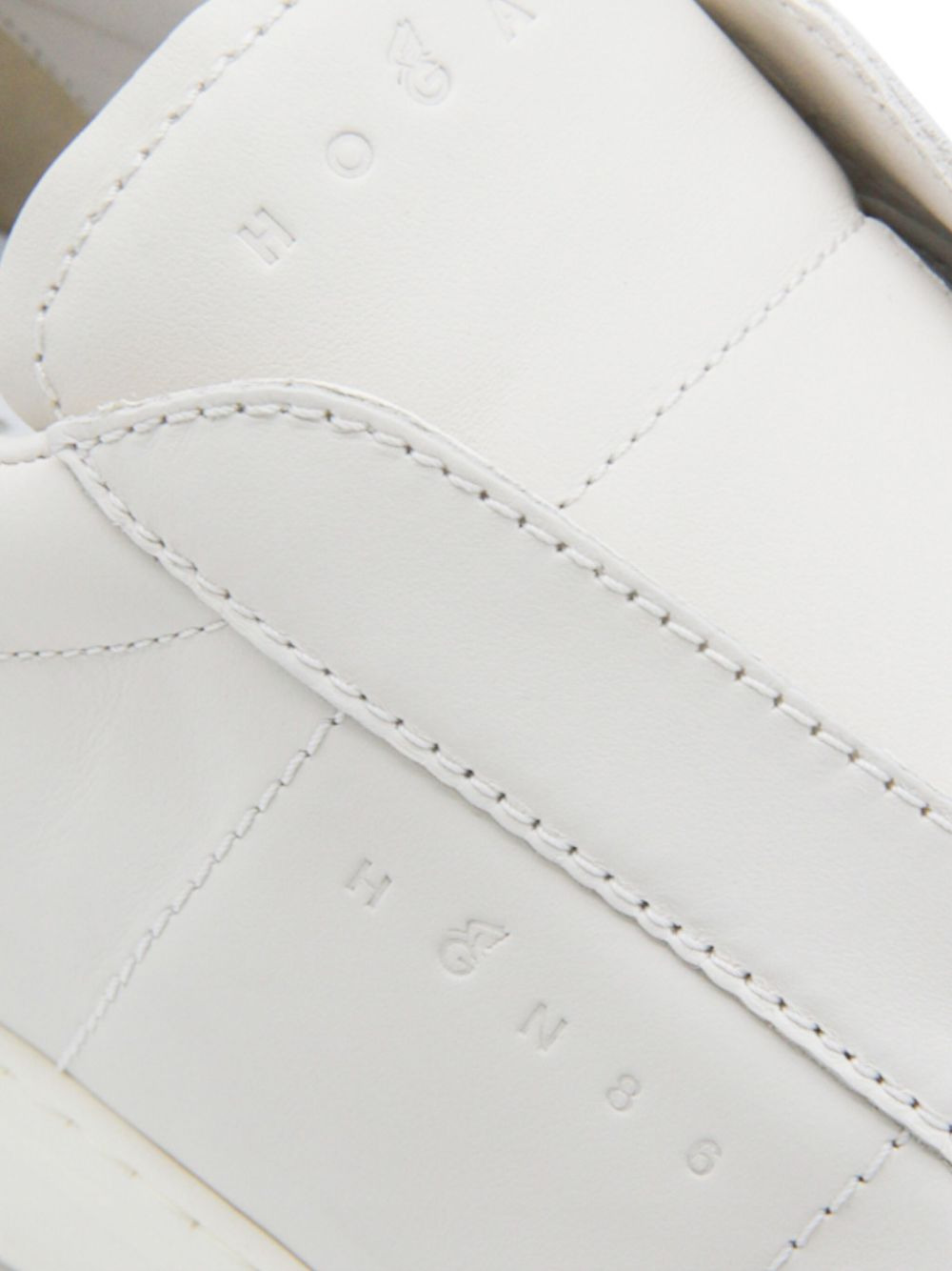 leather slip-on sneakers - 3