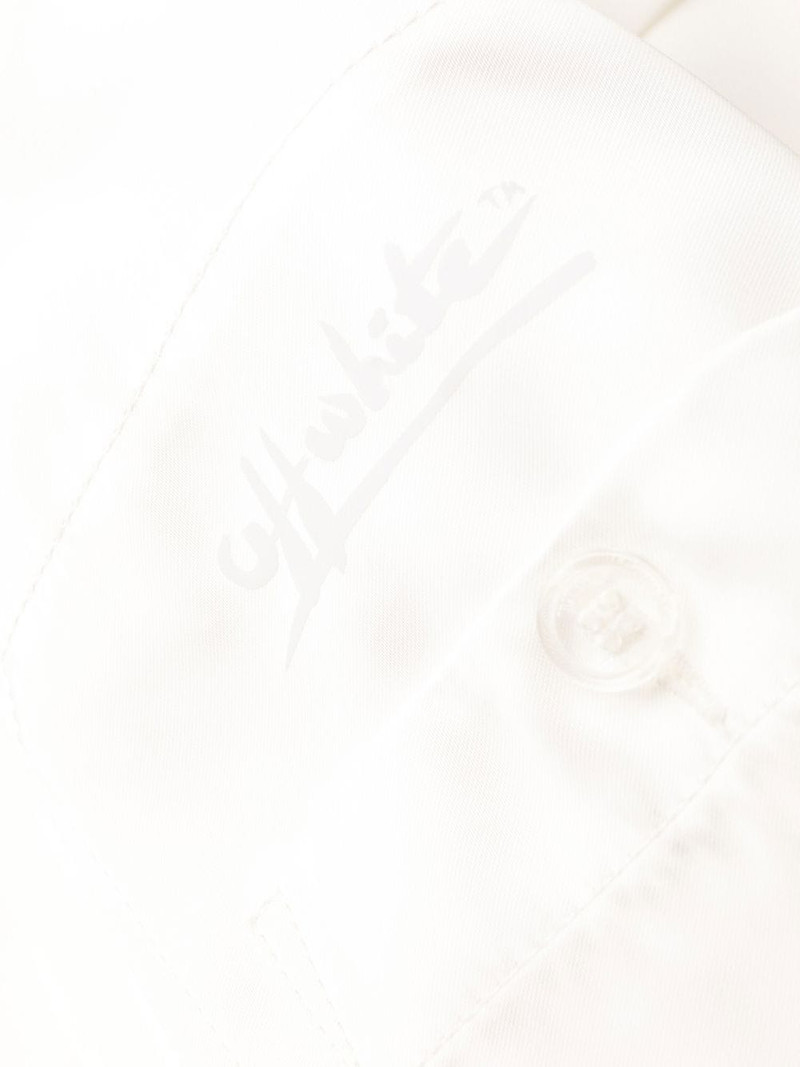 twist-front satin shirt midi dress 7