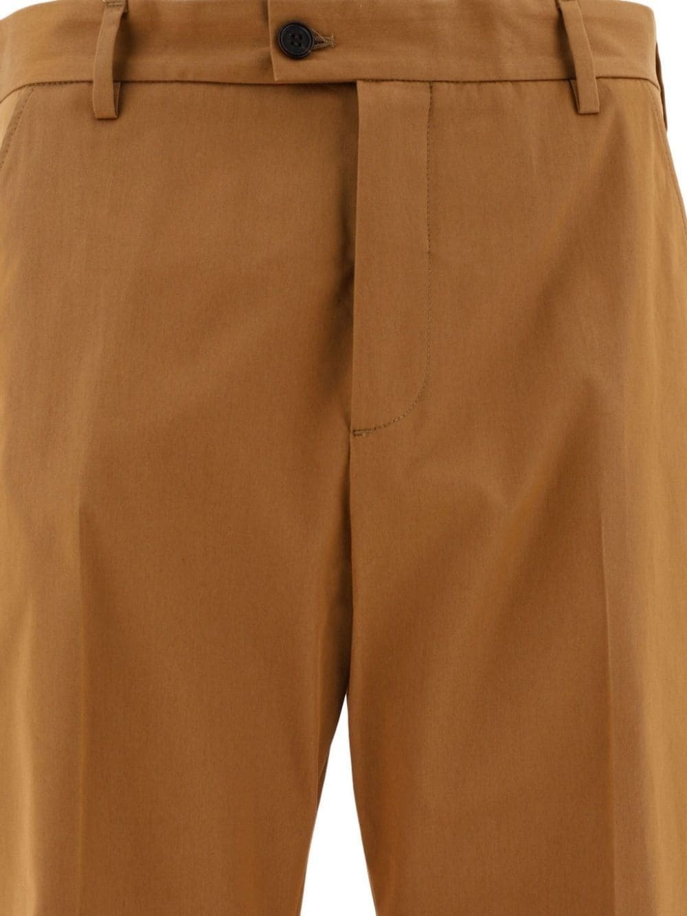gabardine straight trousers - 3