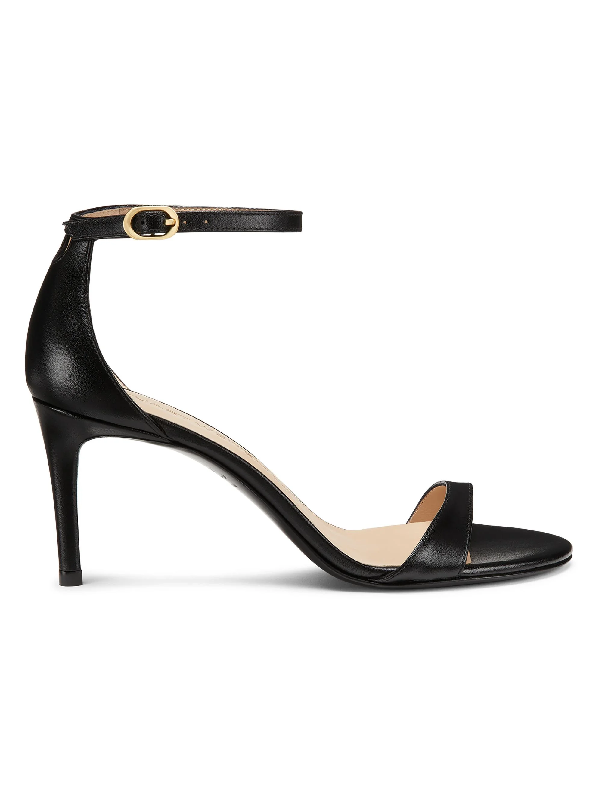 Women's Nudist II 75MM Leather Sandals - Black - 1