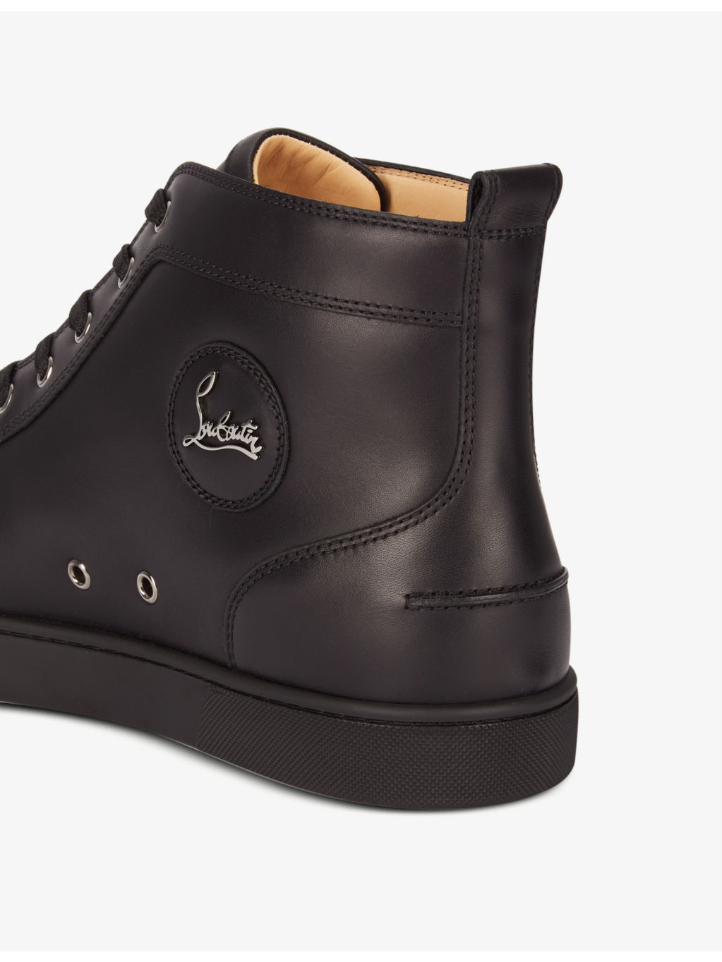 Louis leather high-top trainers - 5