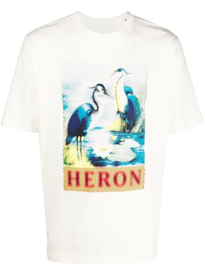 bird logo-print T-shirt - 1