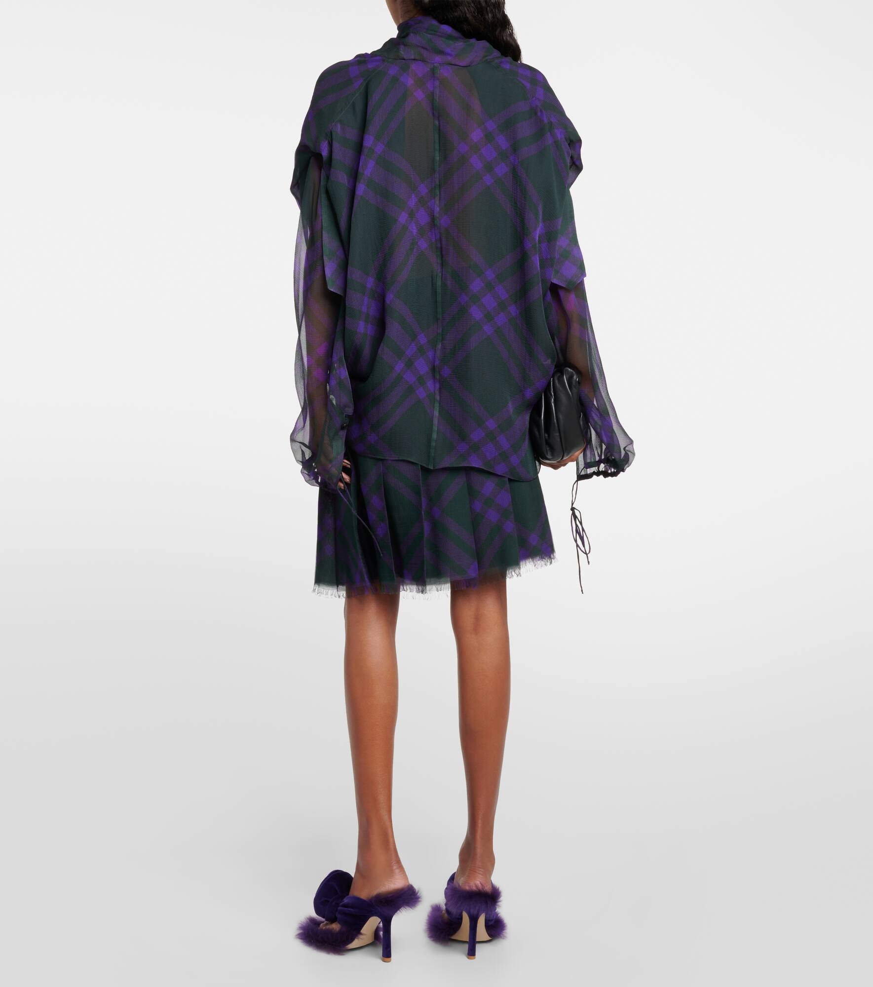 Burberry Check silk shirt - 3