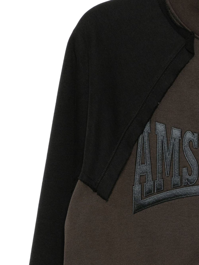 VETEMENTS slogan-embroidered jacket outlook