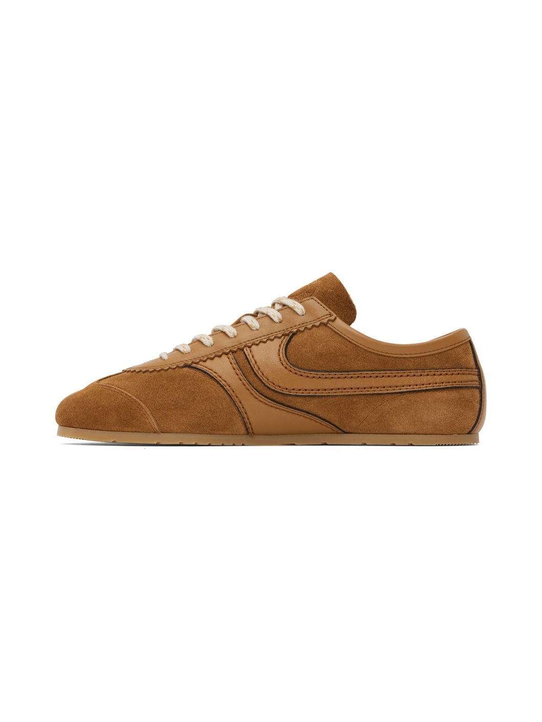 Tan Suede Sneakers - 3