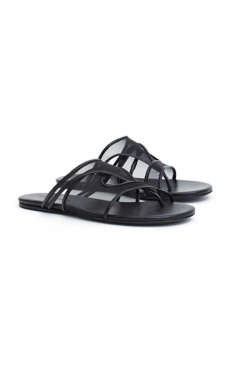 CHRISTOPHER ESBER Ringer Mesh Flip Flops black outlook