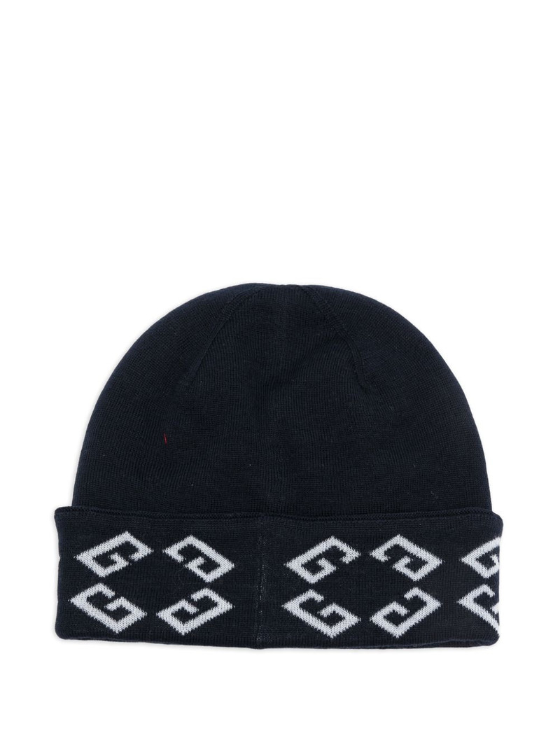 Givenchy geometric-motif beanie hat outlook