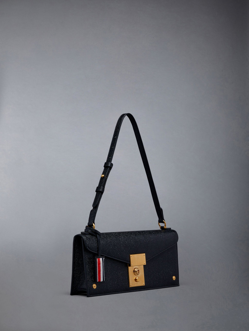 Thom Browne Pebble Grain Leather Mrs. Thom Baguette Bag outlook