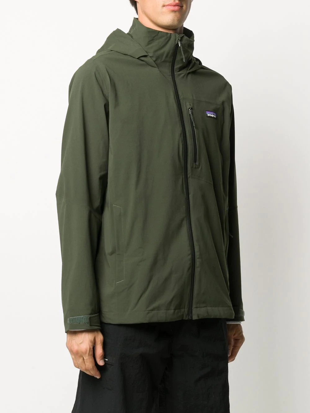 Quandary logo patch windbreaker - 3