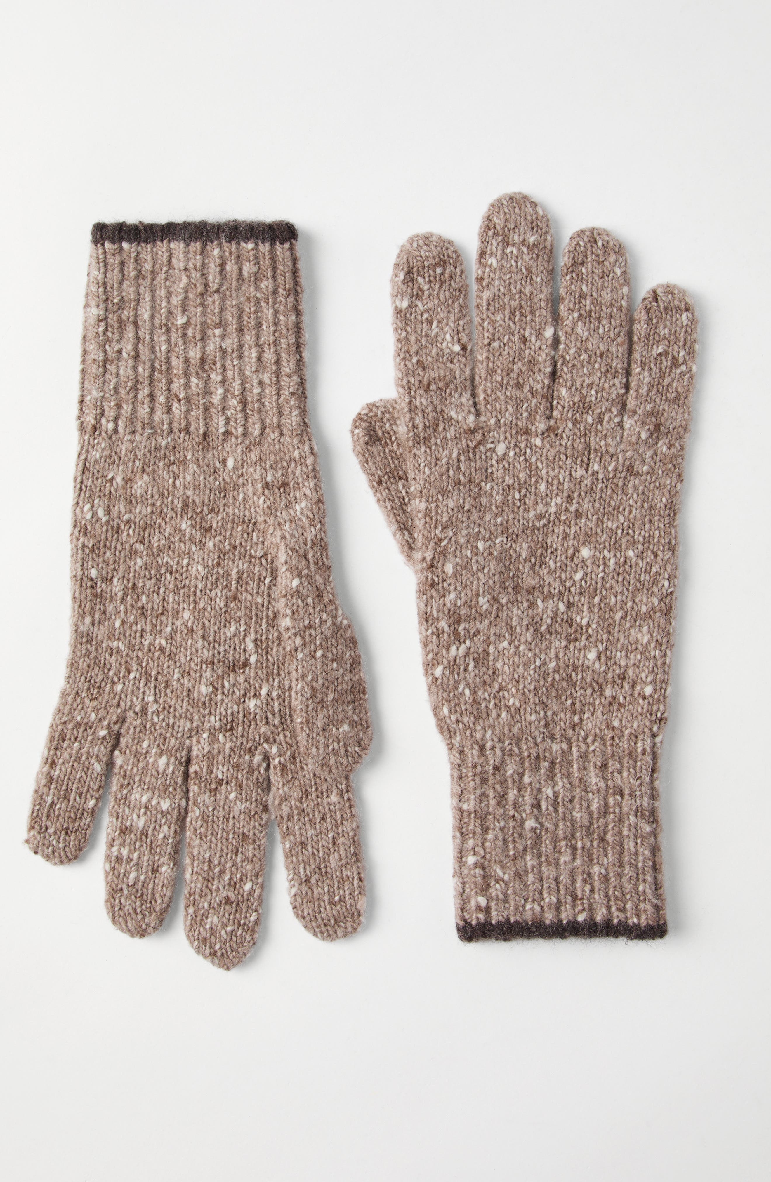Brunello Cucinelli Knit gloves in Hazelnut at Nordstrom - 2