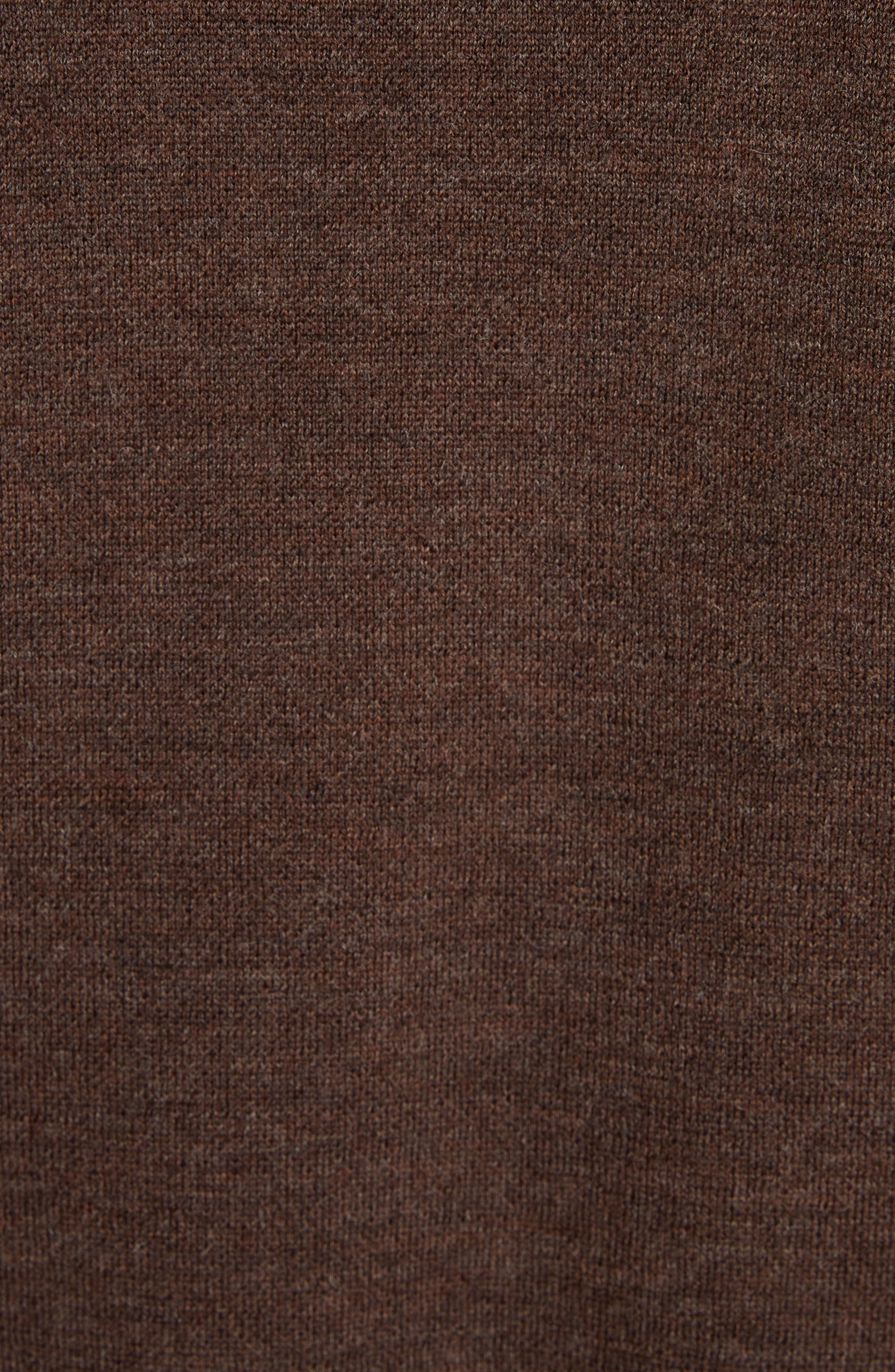 Bottega Veneta Relaxed Fit Double Cotton Blend V-Neck Sweater in 2164 Dark Chestnut at Nordstrom - 7