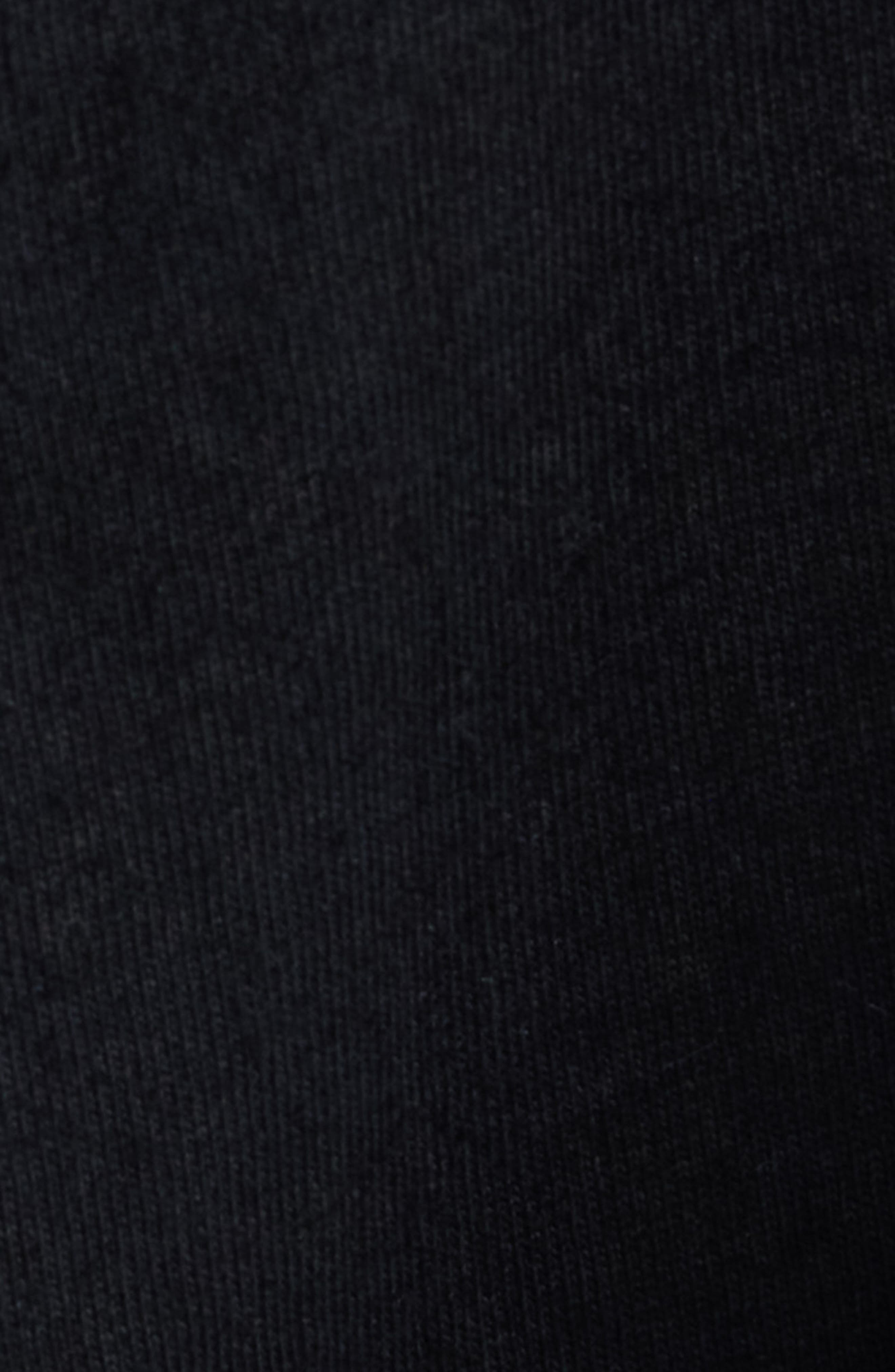 Balenciaga Boxy Distressed Emo Embroidered T-Shirt in 1041 Faded Washed Black at Nordstrom - 6