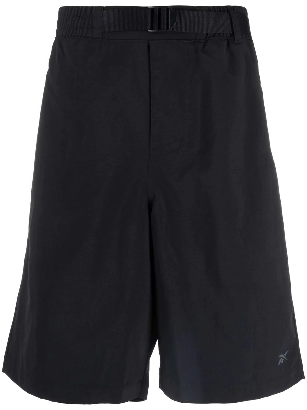 Utility wide-leg track shorts - 1