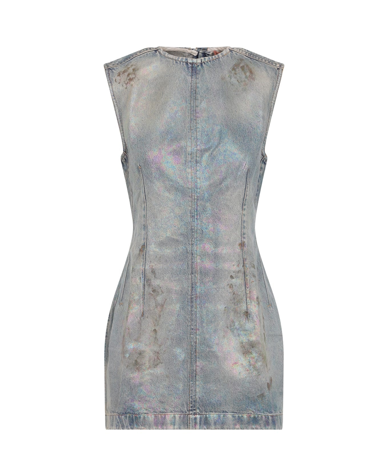Mini Dress Denim - 2