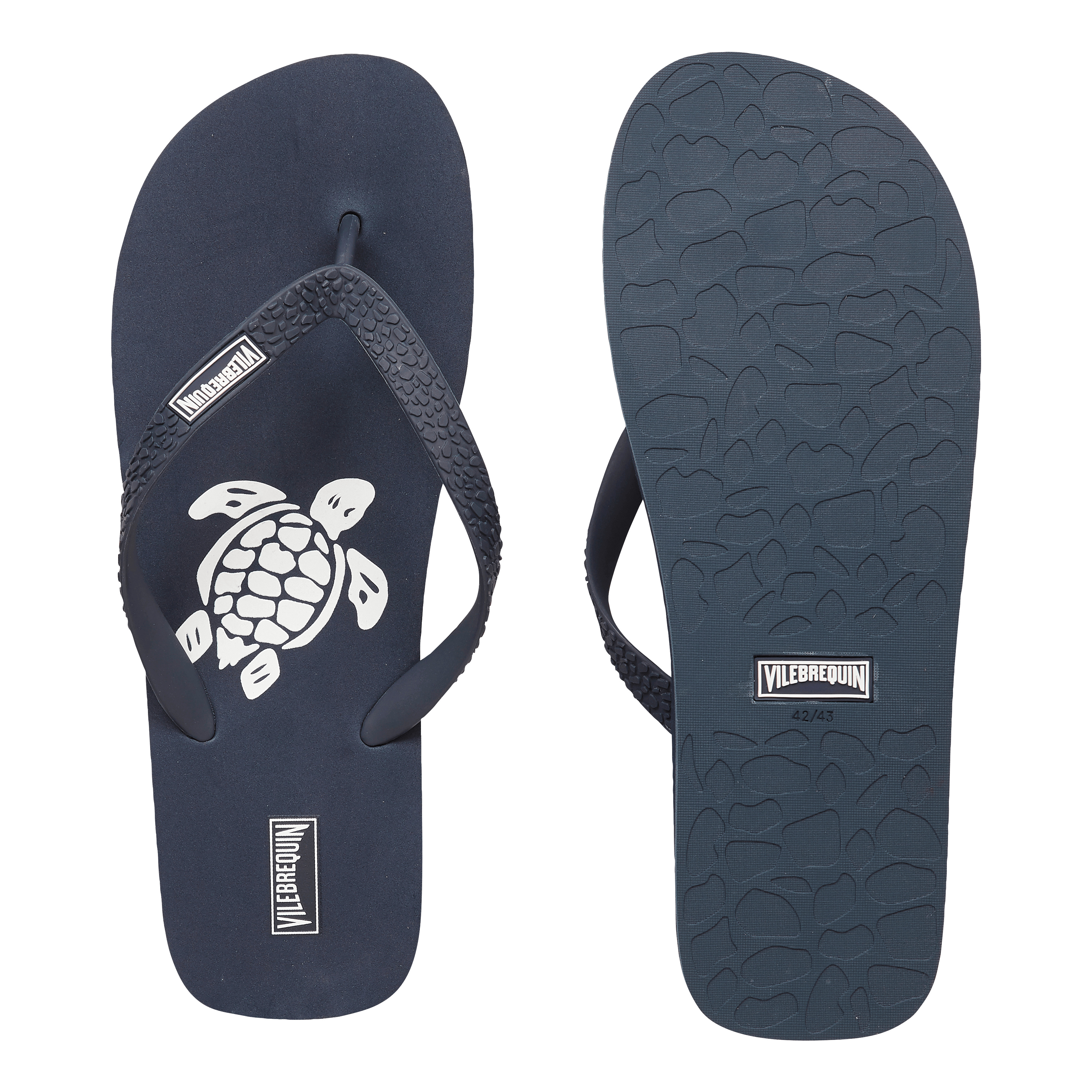 Men Beach Flip flops Turtle - 1